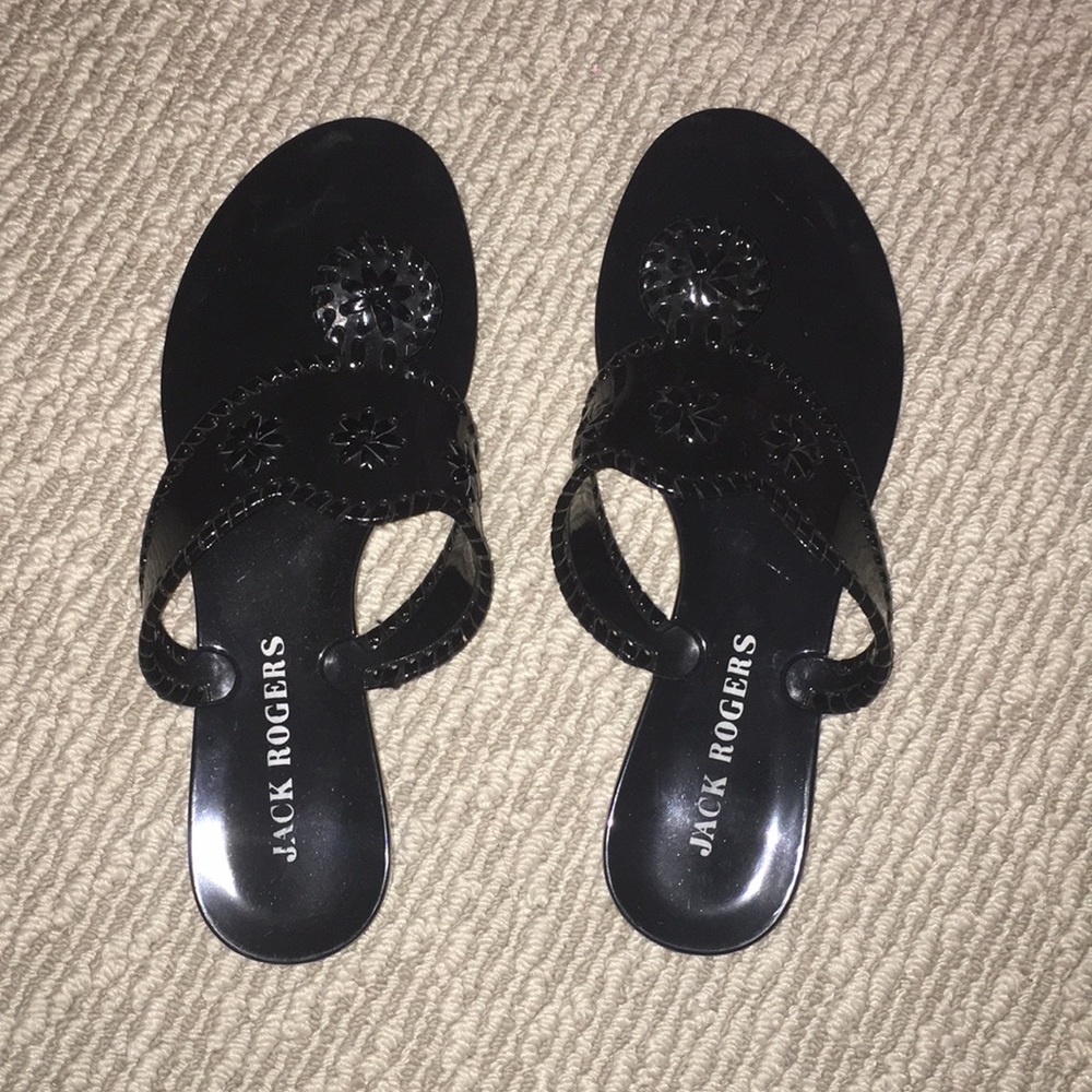 Black Jack Rodger Jelly Sandals